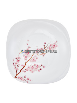 Royal Garden серия Sakura Тарелка обеденная 25,5 см опаловое стекло     (30)     PO290SS
