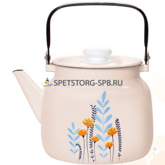 * Чайник 3,5 литра с рис. "Норвежский лес"  С-2713П2/6Жм