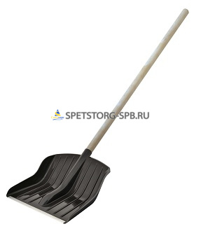 * Лопата для снега "Форза" с черенком     (6)     С650