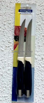 Нож Multicolor д/стейка  12,5см синий с белым (упаковка 2шт.)     23500/215
