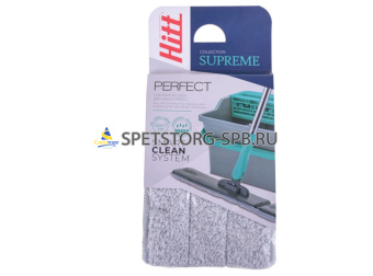 Насадка сменная HITT Supreme для швабры набора для уборки Perfect, микрофибра, 32*11см     (50)     H130308