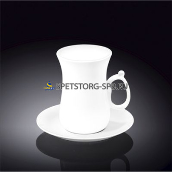 Набор: чайная чашка & блюдце 120 мл     (6) (48)     WL-993087 / AB