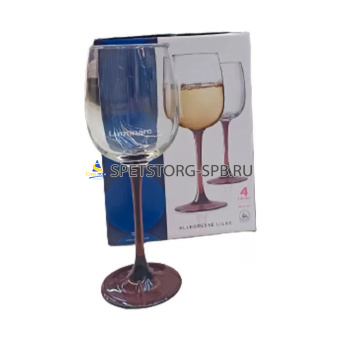 Набор бокалов для вина LUMINARC Аллегресс  4шт 300мл лилак     (6) (120)     O0278