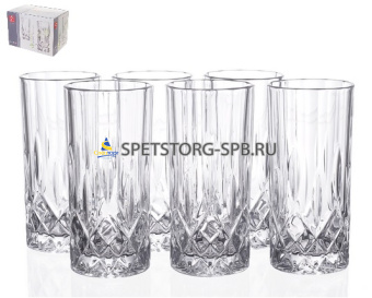 Набор стаканов 6 пр. для воды RCR Opera 350 мл    (1)     28301