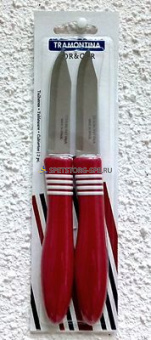 Нож Cor&Cor д/овощей 7,5 см красный (упаковка 2шт.)     (2) (12)     23461/273