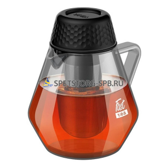Чайник 800мл Vitax заварочный 3в1 универсальный термостойкое боросиликатное стекло Fast tea       (12)   VX-3342