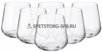 Набор стаканов для воды 6 пр. Crystalite Bohemia Ardea/Amudsen 320 мл   (1)     36682