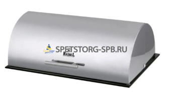 Хлебница с крышкой, 39*29*15см, нержавеющая сталь   R-3011