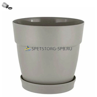 Горшок д/цветов "Villa de Fiori" 48л D465мм, с фиксируемым поддоном, на колесиках,французский платан         (2)        IG660610105