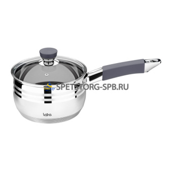 Сотейник 2.1л LARA MERCURY нерж., капс.индукц.дно 16*7,5см     (1)     LR03-47
