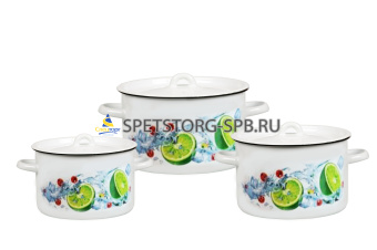 Набор № 33  "МОХИТО" (кастр. цил. 1,5л; 3л; 4,5л)     (1) (45)     1с33