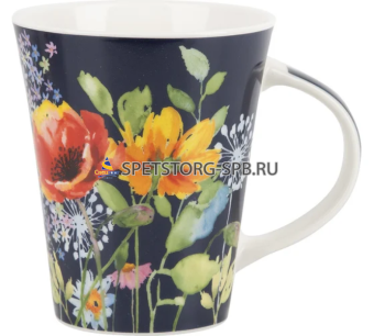 Кружка 370мл "Floristry" фарфор   (12)   1620156-1
