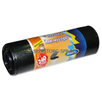 Мешки для мусора 240л 5шт 32мкм     27185