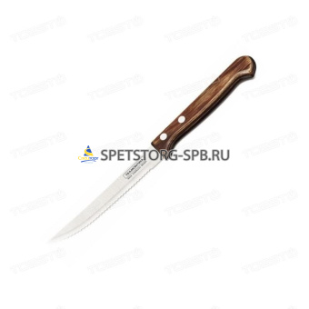 Нож Polywood для стейков 13см (столовый), с деревянной ручкой, без индивид. уп., коричн.     (240)     21100/495