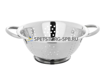 Дуршлаг д.20см на ножке с 2 ручками    (48)     10101-20