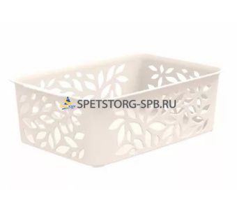 Корзинка Leaves 1,2л 184*127*62мм     (14)       44600/44601