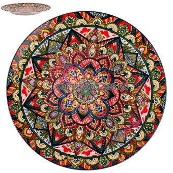 Блюдо "Arabesque" (синий) d=27см, h=3см фрф   (6) (24)     0860221