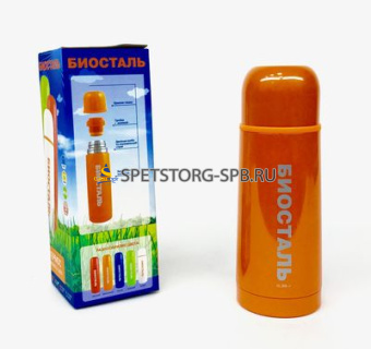 Термос 0,35 л у/г "BIOSTAL" с кноп. синий     (6)     NB-350С-B