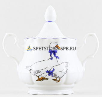 Сахарница 550мл ф.207 "романс" ГУСИ     (12)     3С1778/1Ф34