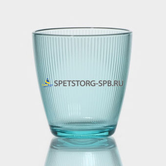 * Стакан LUMINARC Концепто Страйпи 250мл бирюзовый низкий     (12) (1 140)     O0529