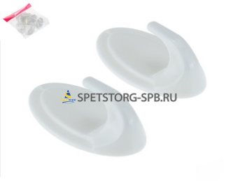 Крючок самоклеящийся ОВАЛЬЧИК (10 шт.)     (25)     М 2231
