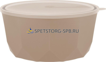 Салатник "STOCKHOLM" с крышкой 3,1л, шоколадный мокко        (15)       PT171410015