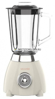 Блендер 1500Вт чаша 1,5л Viconte  2 скорости, пульсовый режим работы,  6-ти лепестковый нож  (1)   VC-4443 