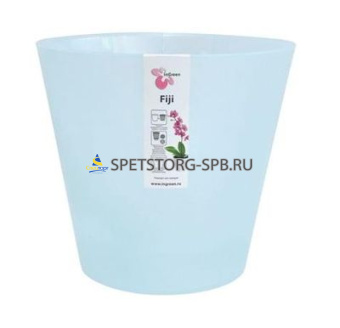 Горшок д/орхидей "Фиджи" 1,6л прозрачный с дренажной системой  d-160, в ассорт.     (16)     ING1558/221608129/02