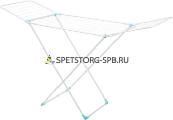 Сушилка для белья напольная 20м, белая     (1) (6) (100)     СБ2б