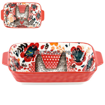 Блюдо для запекания "Kawaii Forest. Bunny", 22*12,5*5см, v=600мл фрф    (9) (36)    0860425