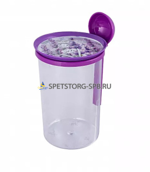 Банка с ложкой для сыпучих продуктов Lavender 0,7л              (30)            4330644