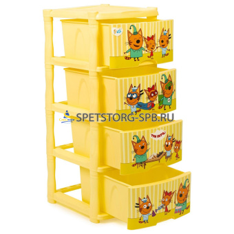 Комод детский "Три кота" Игры     (1)     LA1232