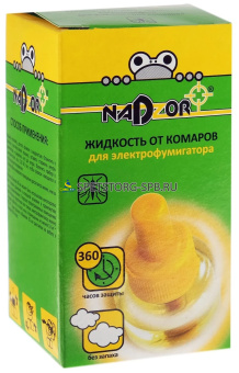 Жидкость от комаров для эл.фумигатора 30мл, без запаха(флакон) Nadzor IKL001K     (24)     118 216