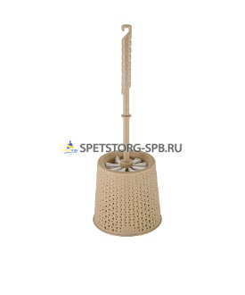 Комплект WC Soul, с гибкой щетиной, с подставкой, 145*145*400мм, в ассортименте     (24)     SV4108