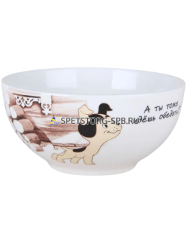 Конфетница Котенок Гав 610 мл/14см ф.круг п/уп HD241146