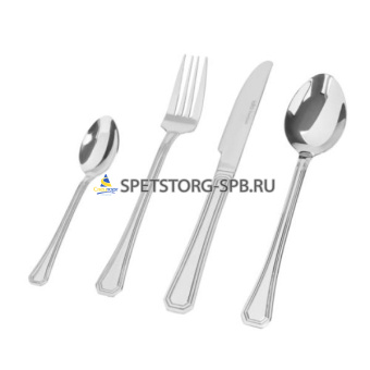 Набор столовых приборов 24пр. LARA ОМЕГА, 6 персон, зеркальная полировка           (1)        LR10-26/24