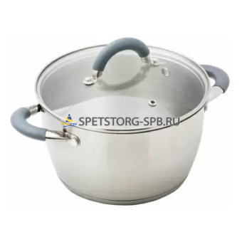 Кастрюля HITT Speise 2,4л 18х10,5см со стекл. крышкой     (8)     H-SP-C18