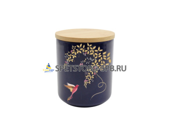 Банка PRIMA COLLECTION Южная ночь 600 мл с бамбуковой крышкой     (36)     PC72SN600