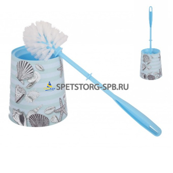 Ёрш туалетный "Морской"  круглый с подставкой     (20)     М7867