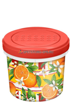 Банка 0,7л с закруч. крышкой "Asti" с декором "Сицилия", красный  (12)     223134906/04