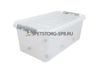 Ящик с крышкой 55л "ПРОФИ КОМФОРТ" 295*720*390 на колесах      (3)     79800