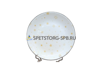 Тарелка десертная ROYAL GARDEN Stars M 19,5см опал. стекло     (6) (48)     RG20CSS