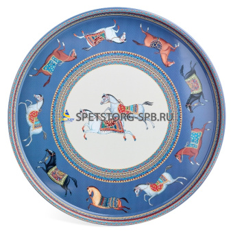 Поднос сервировочный AGNESS "Кони" 33*2,1см   (1)   898-247