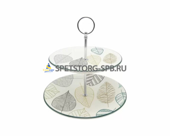 Этажерка сервировочная PRIMA COLLECTION Листопад 2-х ярусная     (18)     PC711LF2