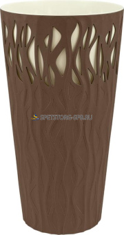 Горшок д/цветов "Winds" 40л D 340мм с дренажной вставкой 18,7л французский платан  (4)   IG652210105