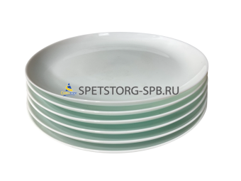 Набор тарелок десертных PARS OPAL Elegance 19 см белая   6шт POE190W/6