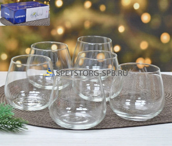 Набор стаканов LUMINARC Габи 6шт 350мл низк.     (4) (160)     Q0084