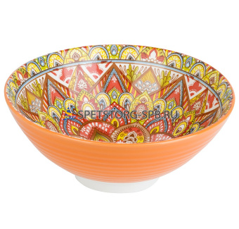Салатник "Arabesque" (оранжевый) 16см, 800мл, фрф   (12) (48)     0860235