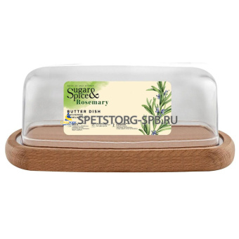 Масленка "Sugar&Spice Rosemary" деревянная     (8)     SE104712996