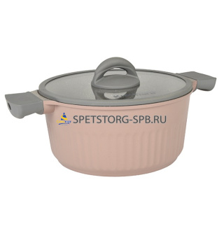 Кастрюля 3,2 л со стекл.кр АП "Stella" (cappuccino)     (3)     кск32а